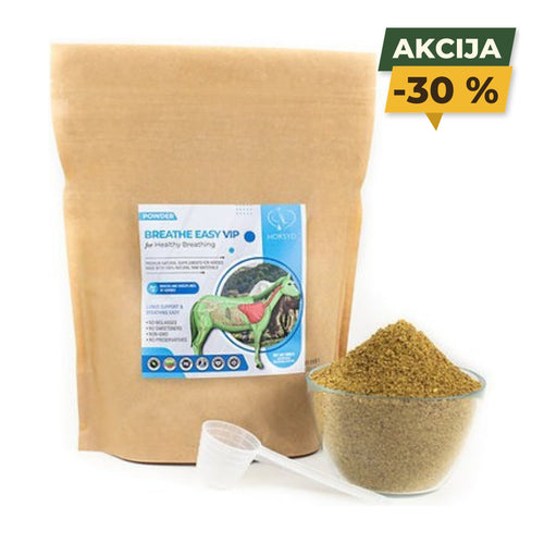BREATHE EASY VIP papildas žirgams kvėpavimo takų palaikymui, 2 kg