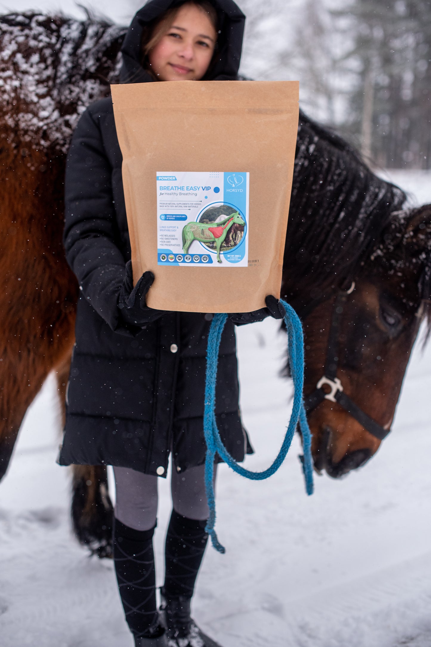 BREATHE EASY VIP supplement for horses for respiratory support, 2 kg