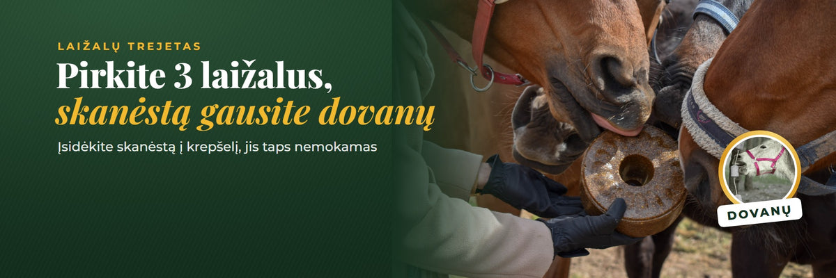 Pirkite 3 laižalus, skanėstą gausite dovanų