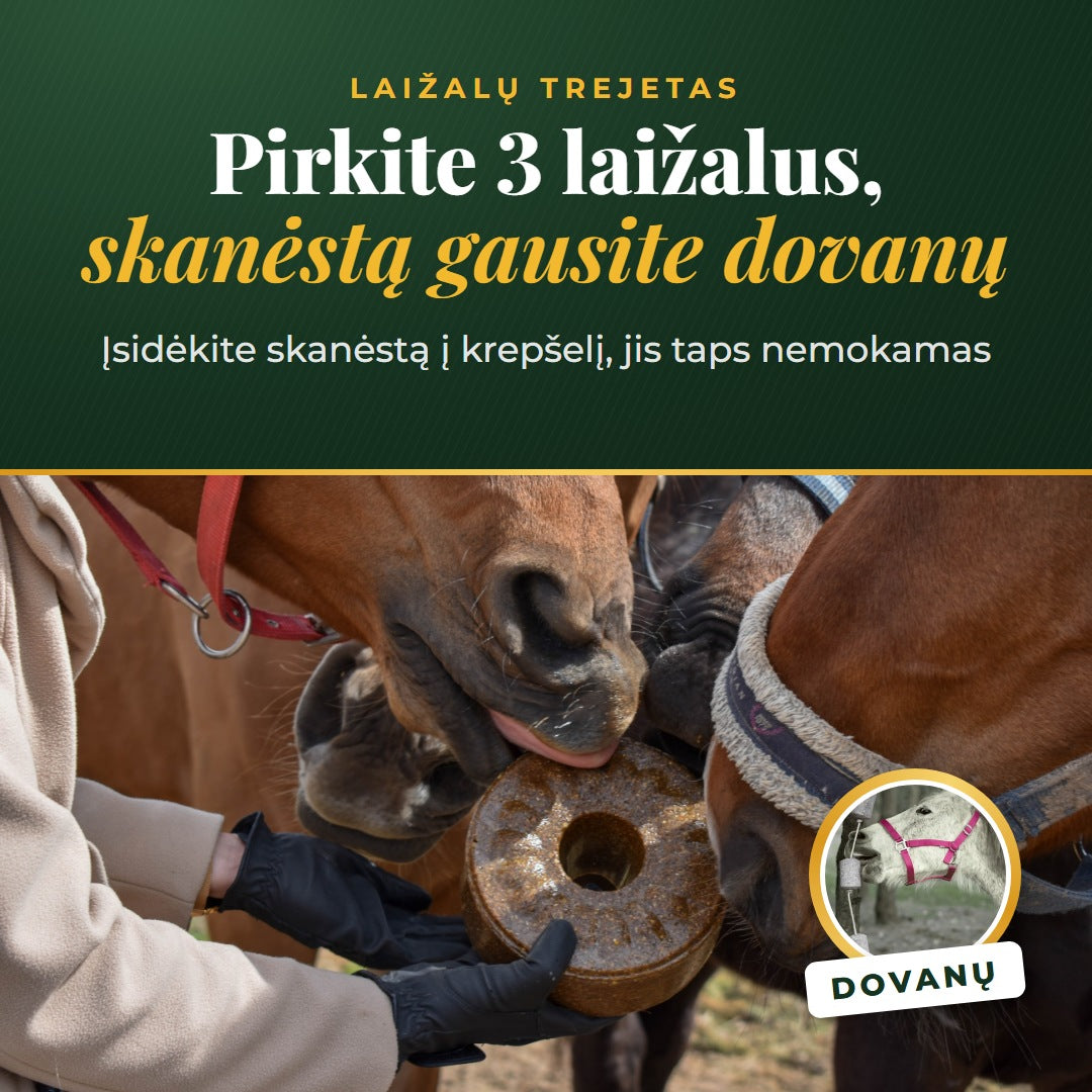 Pirkite 3 laižalus, skanėstą gausite dovanų