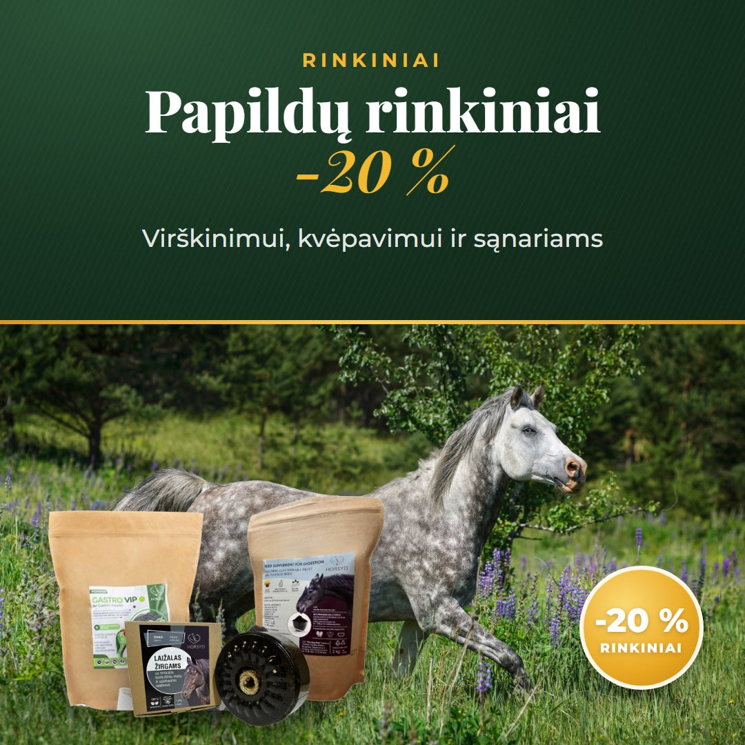 Papildų rinkiniai žirgams -20 %