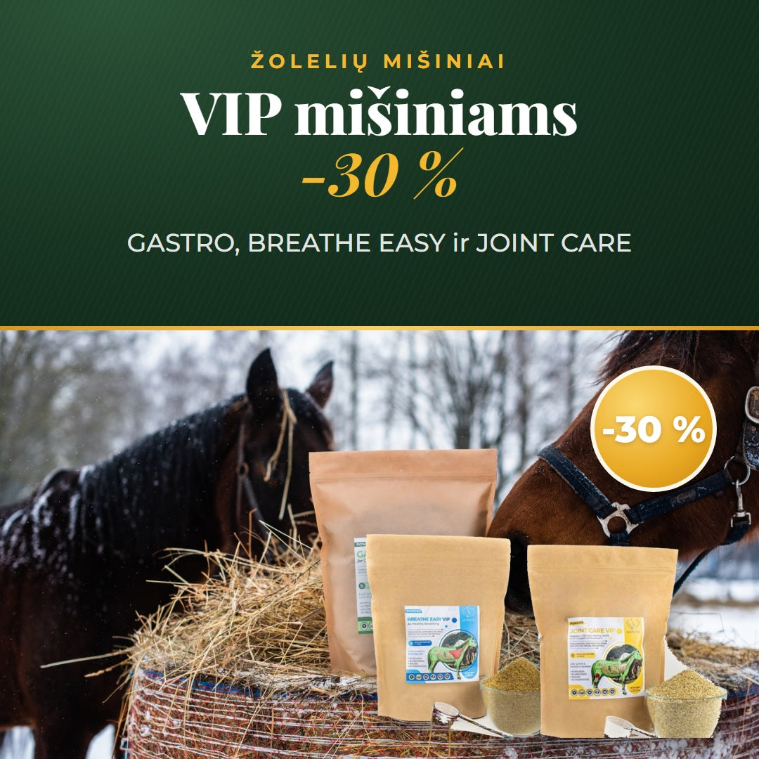 VIP žolelių mišiniams -30 %