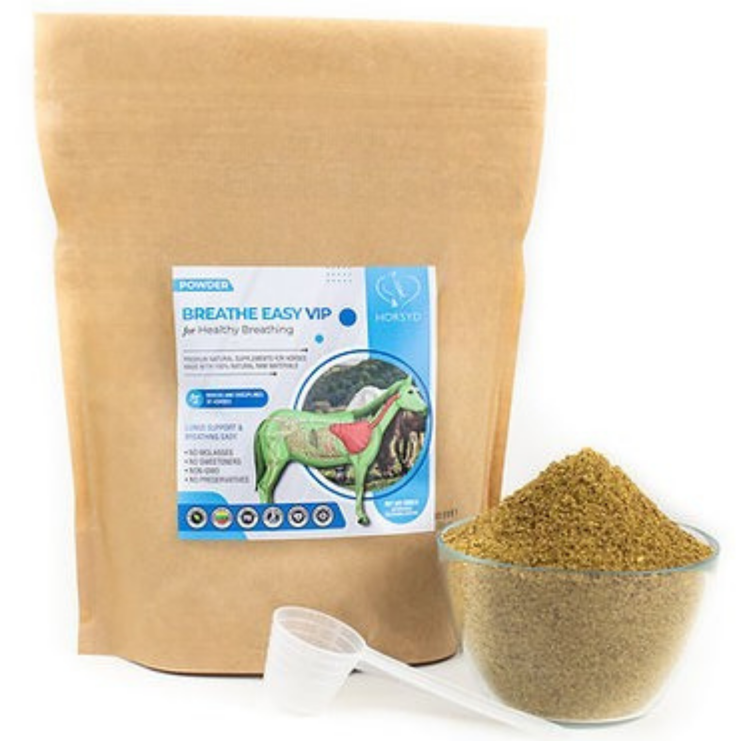 BREATHE EASY VIP supplement for horses for respiratory support, 2 kg