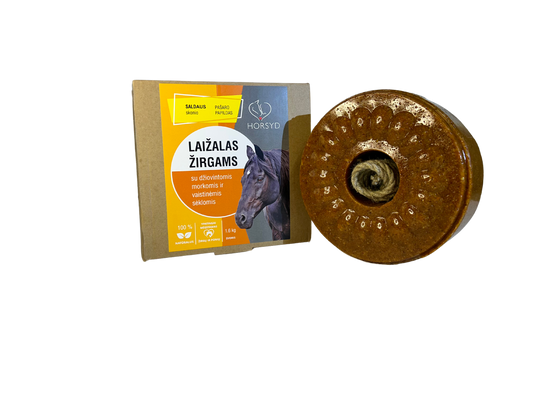 Laižomas papildas su natūraliomis morkomis