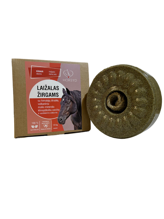 Laižomas papildas žirgmas - su himalajų druska
